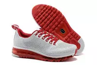 hombre zapatos 2013 nike air max nsw motion new listing leather punching usa white red